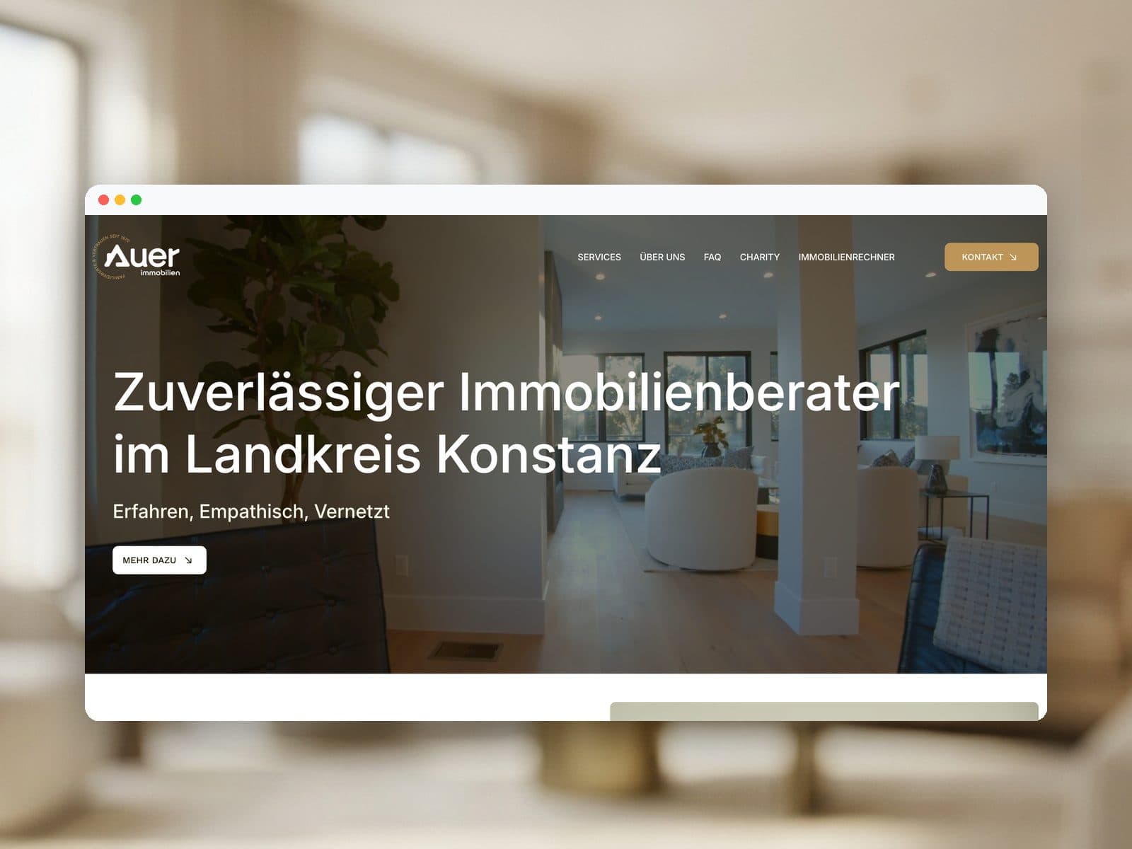 Auer Immobilien: Ausschnitt des Projekts